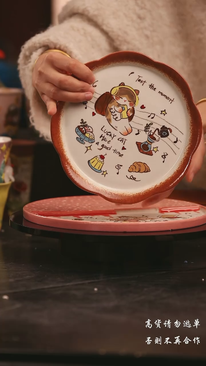 陶瓷景德镇可爱设计师款陶瓷 