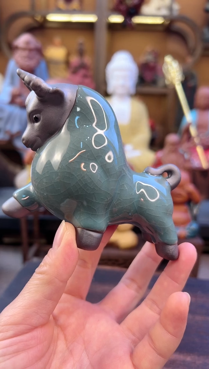 紫砂茶宠器闵紫砂茶宠摆件