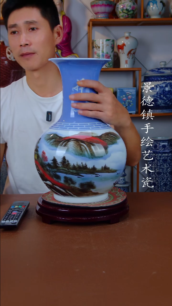 现代景德镇手工手绘陶瓷摆件28