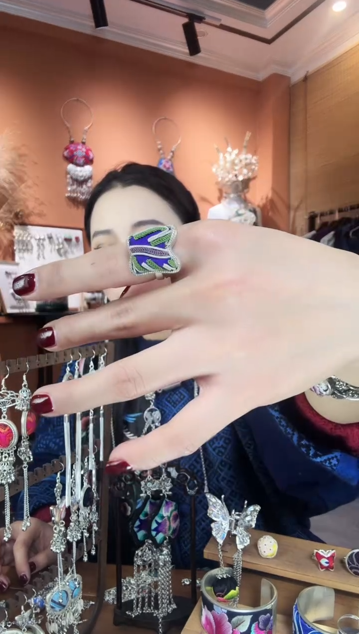 【闪购商品】刺绣纯手工民族风戒指