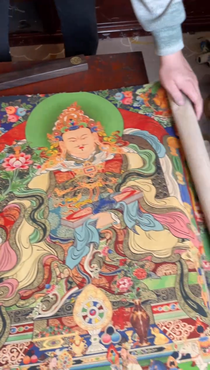 卷轴画手绘唐卡025