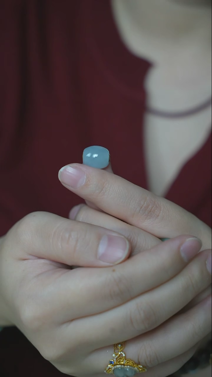 【闪购商品】翡翠散珠18K金镶嵌AA/翡翠桶珠