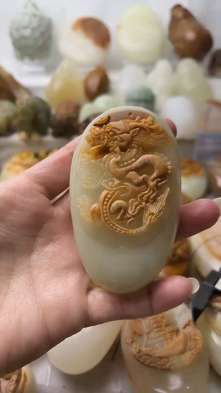 石材古青石棉纹正常不退换盘龙