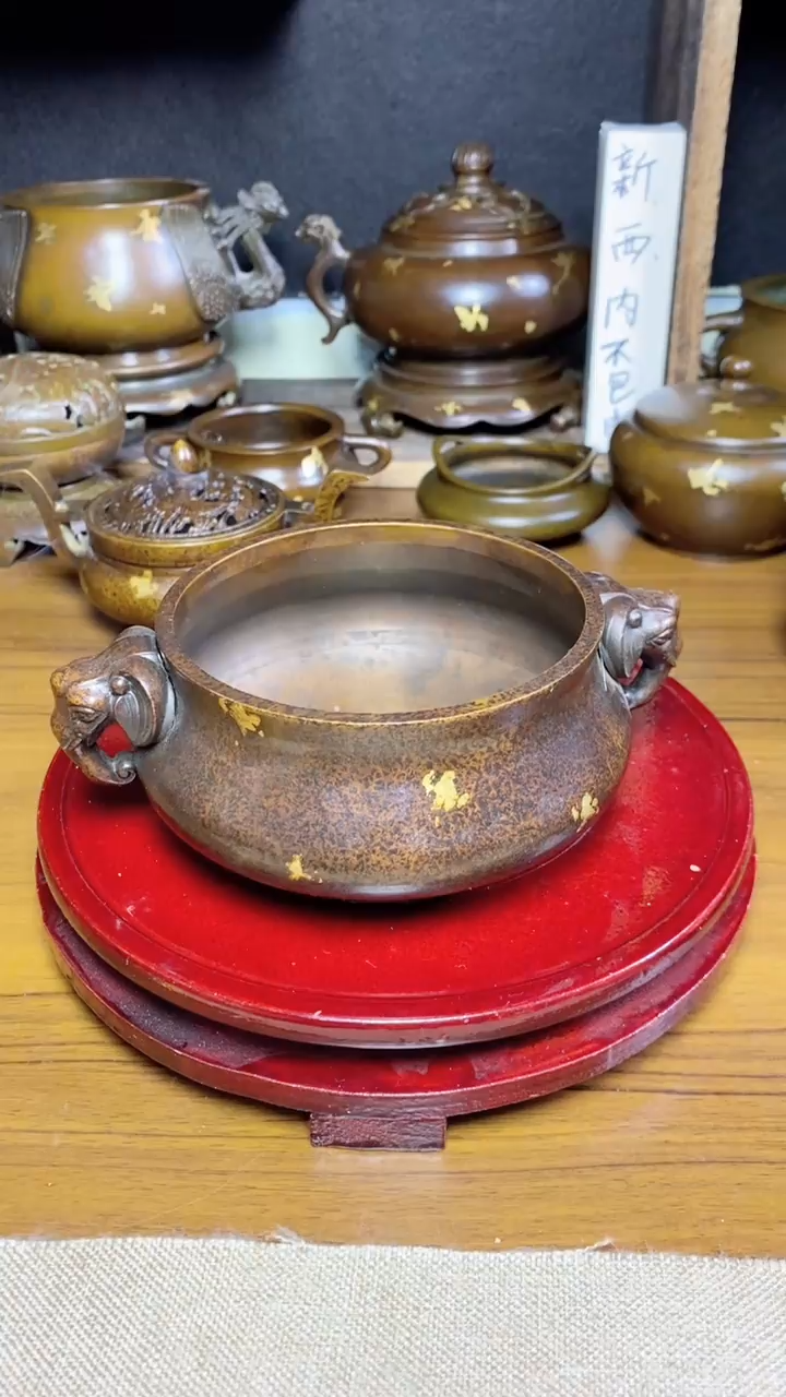 【闪购商品】苏工 普工精品铜 摆件熏香炉/摆件