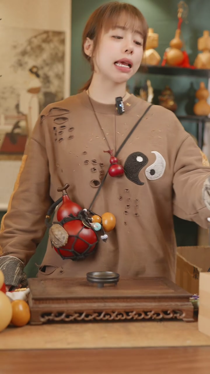 【闪购商品】275号精品天然大漆工艺防渗内胆酒葫芦~