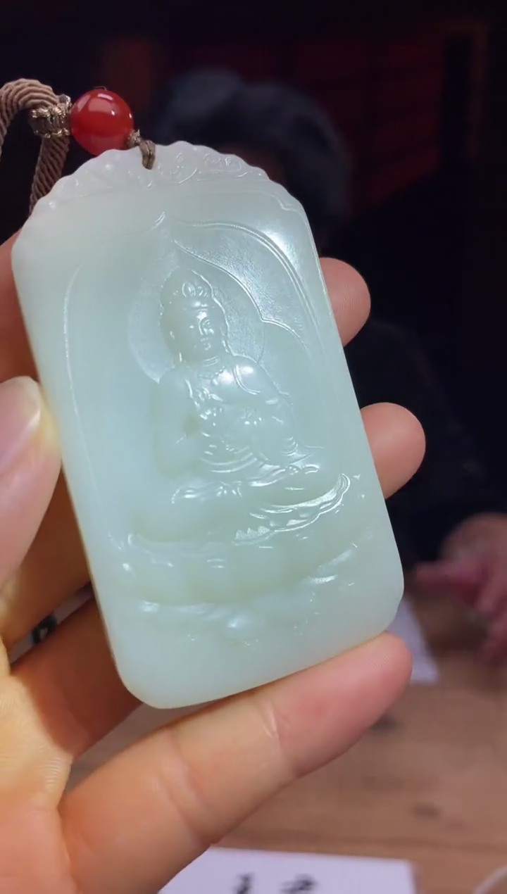 和田玉未镶嵌颈饰d824