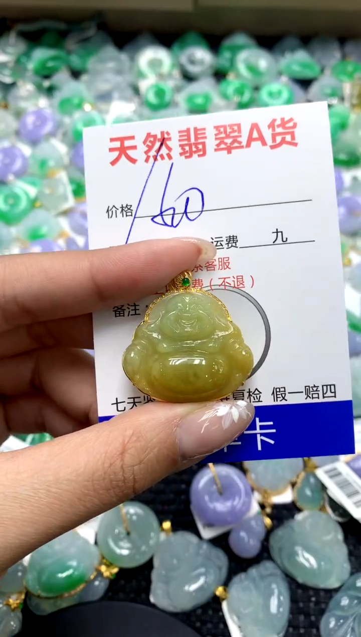【闪购商品】翡翠颈饰18K金镶嵌111111111111111111