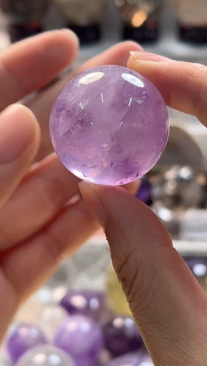 未镶嵌珠宝半成品水晶M926 约3.4cm