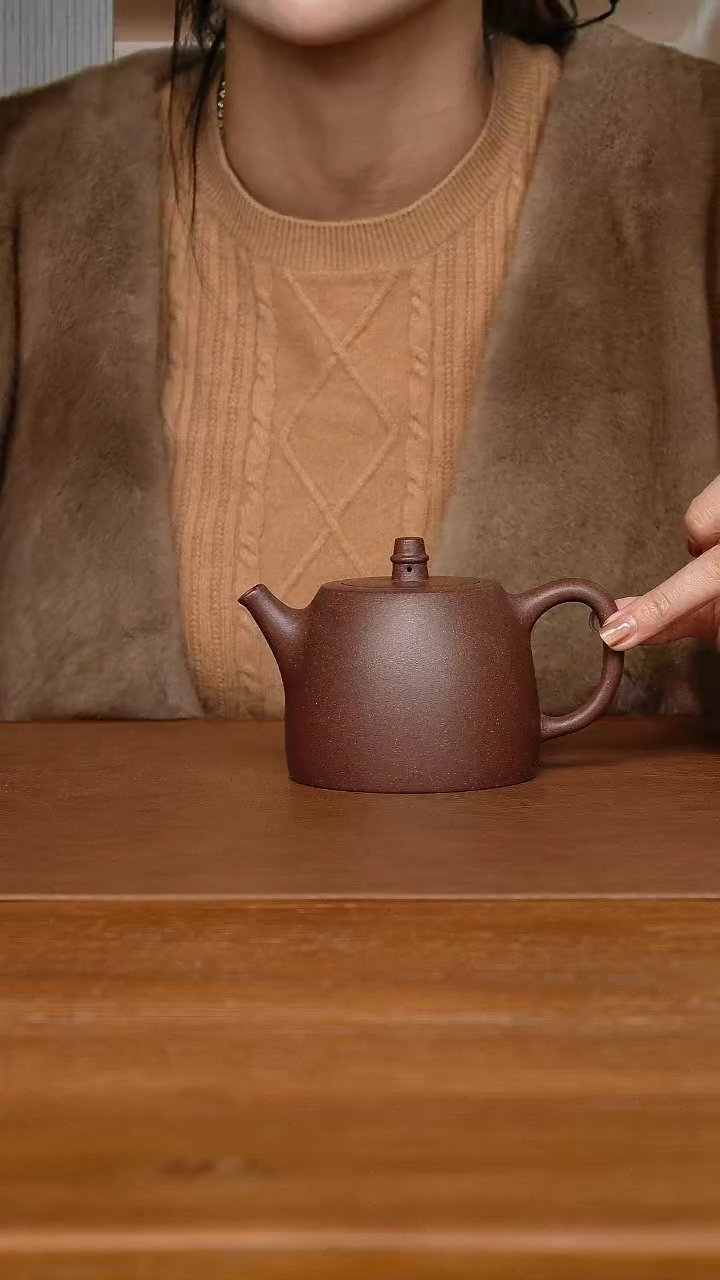 【闪购商品】紫砂茶杯鲍中岩老师 汉铎 天青340cc