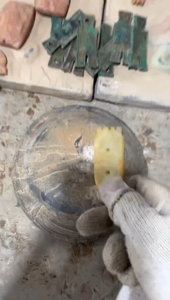 瓷片瓷器，手工，手绘