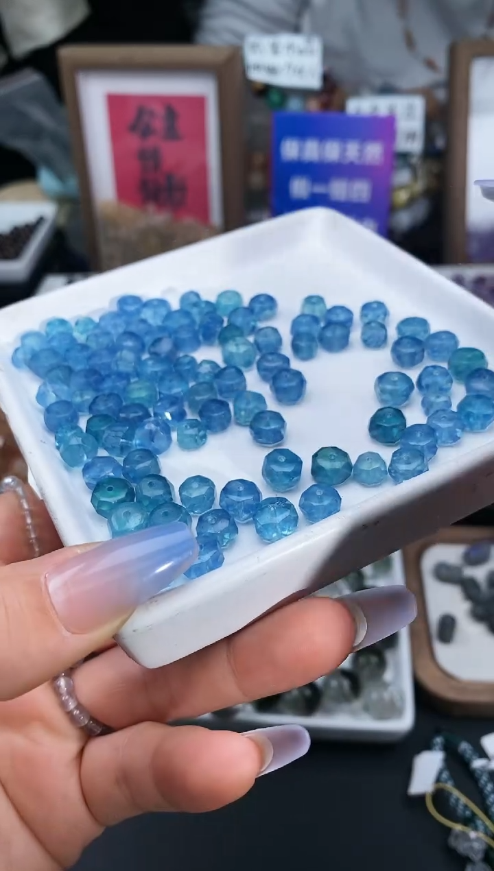 【闪购商品】海蓝宝石颈饰未镶嵌89a多样性发其一/3.5/1个