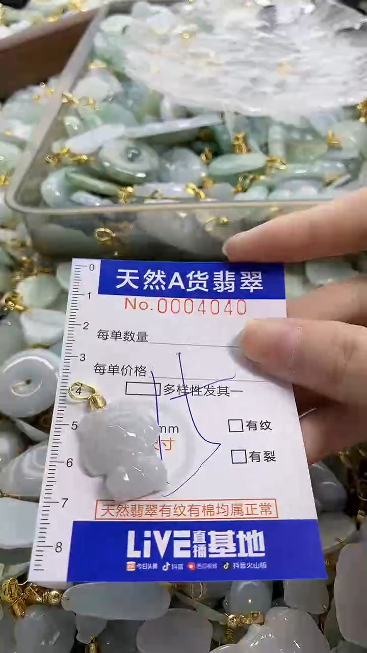 颈饰未镶嵌翡翠天然A货翡翠