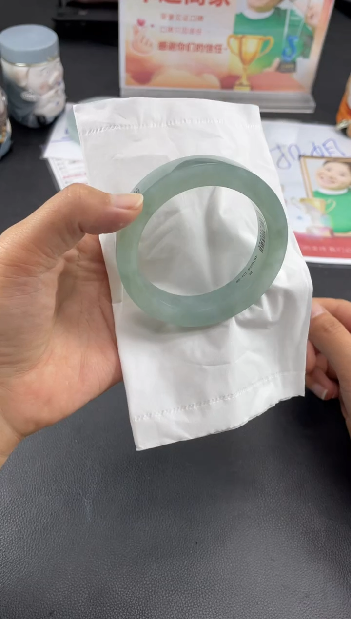 【闪购商品】定制翡翠手镯未镶嵌正圈HFA/8DZS