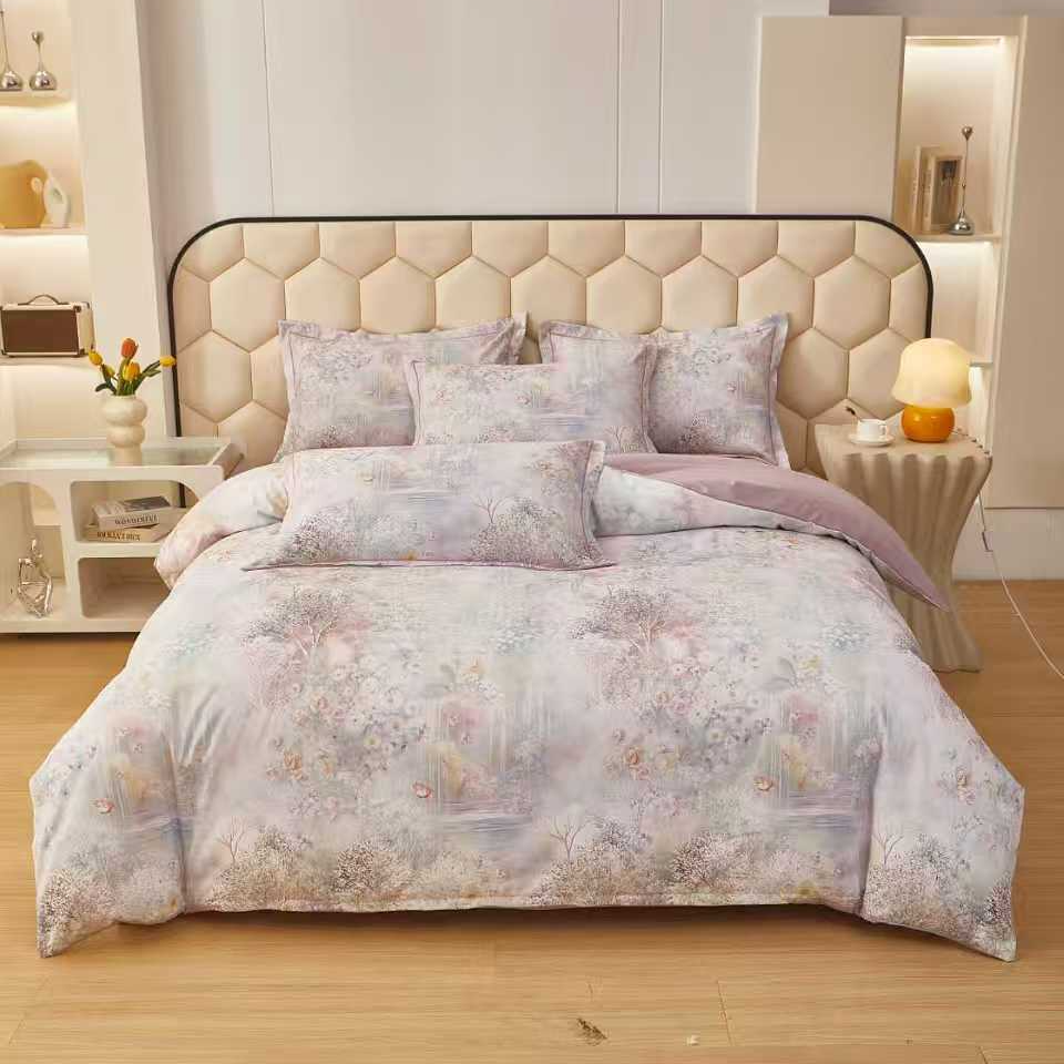 【涵总免费试睡】德国进口加厚轻奢活性植物印染高端四件套