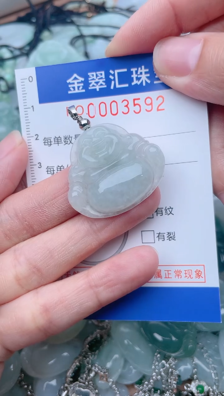 颈饰未镶嵌翡翠3592
