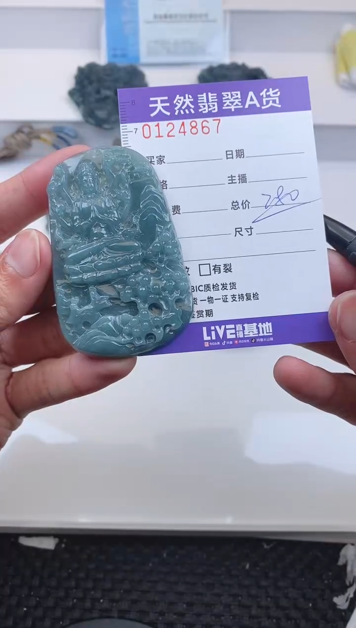【闪购商品】翡翠颈饰未镶嵌4867.......