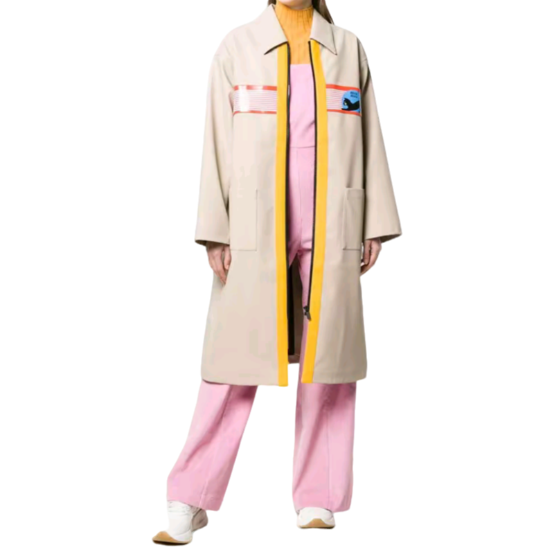 Miu Miu/缪缪女士猫咪图案风衣 