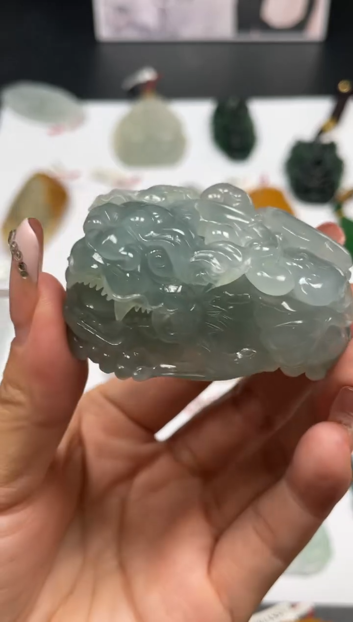 【闪购商品】定制翡翠未镶嵌不退不换CMH1件-A