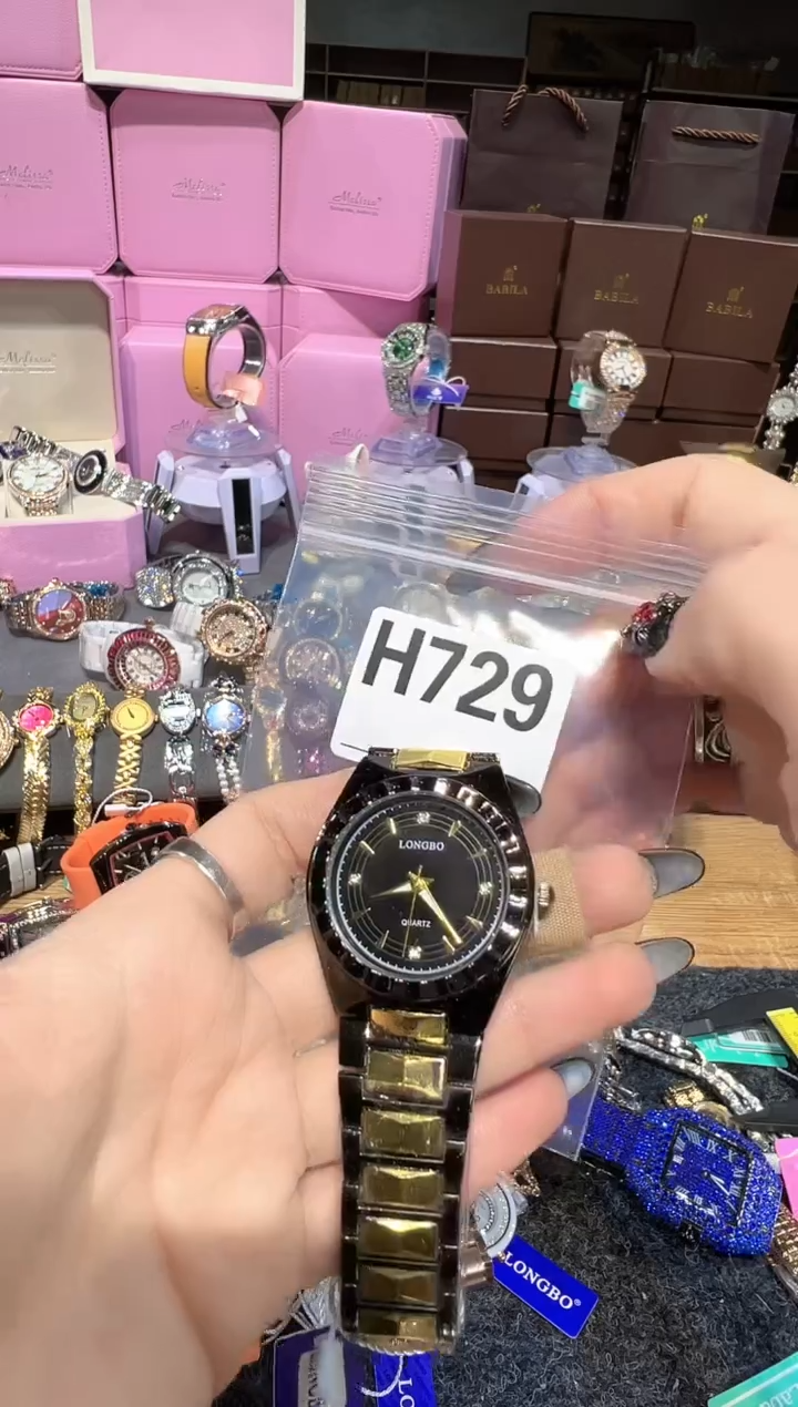 石英机芯不锈钢不锈钢直播定闪专用