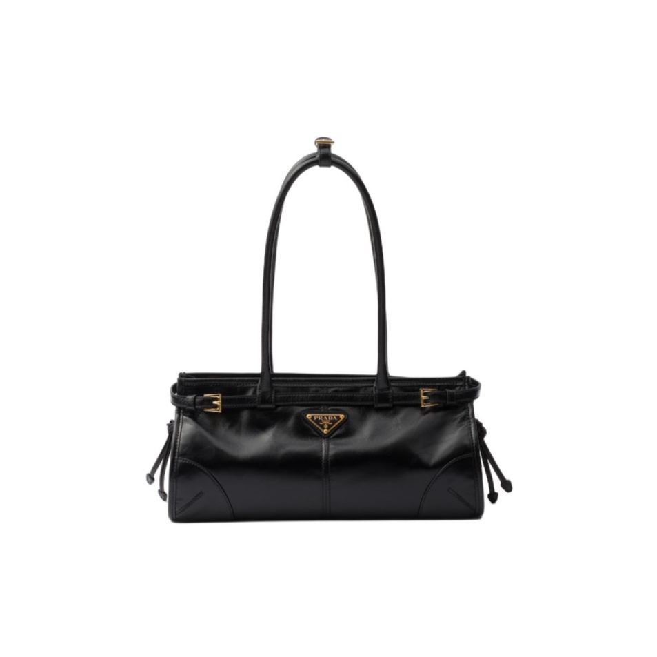 未使用 Prada/普拉达 【念念特价】 Soft Lux 中号 油蜡皮油蜡皮