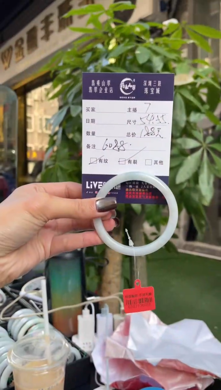 未镶嵌手镯翡翠Q 54正圈 6088