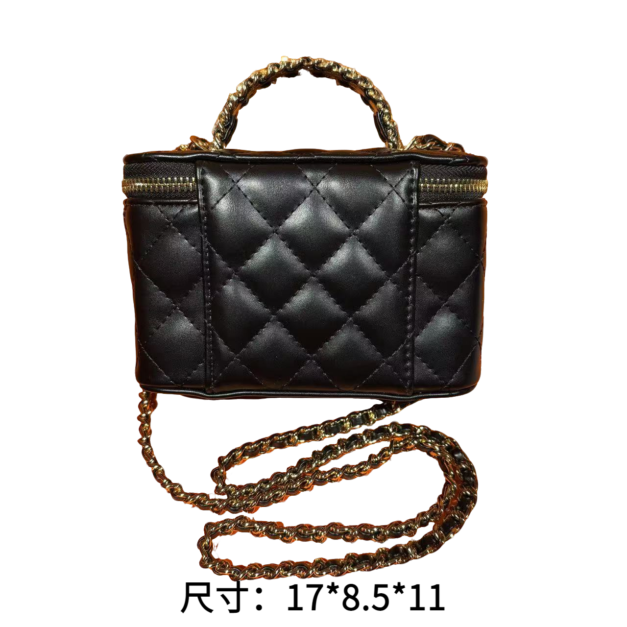 OUSHE欧奢L1黑色高级手工女包