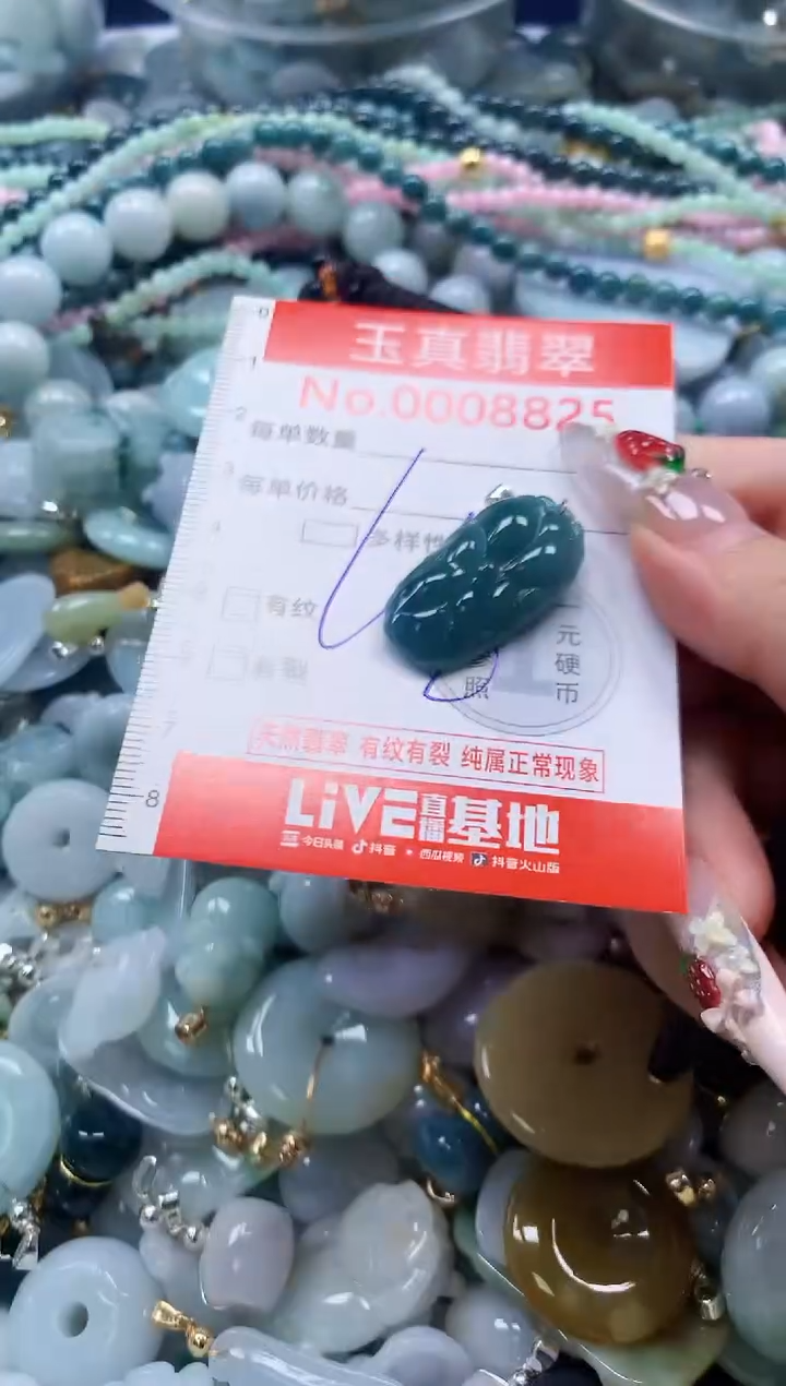 翡翠未镶嵌吊坠(不含链)8825