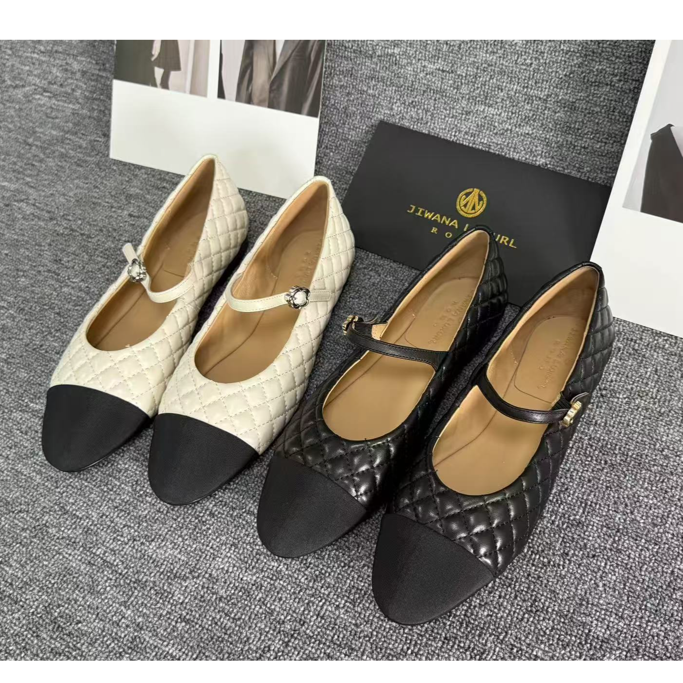 [JL2025早秋新品]JIWANA LXUXRL 女士尖头平底单鞋8698