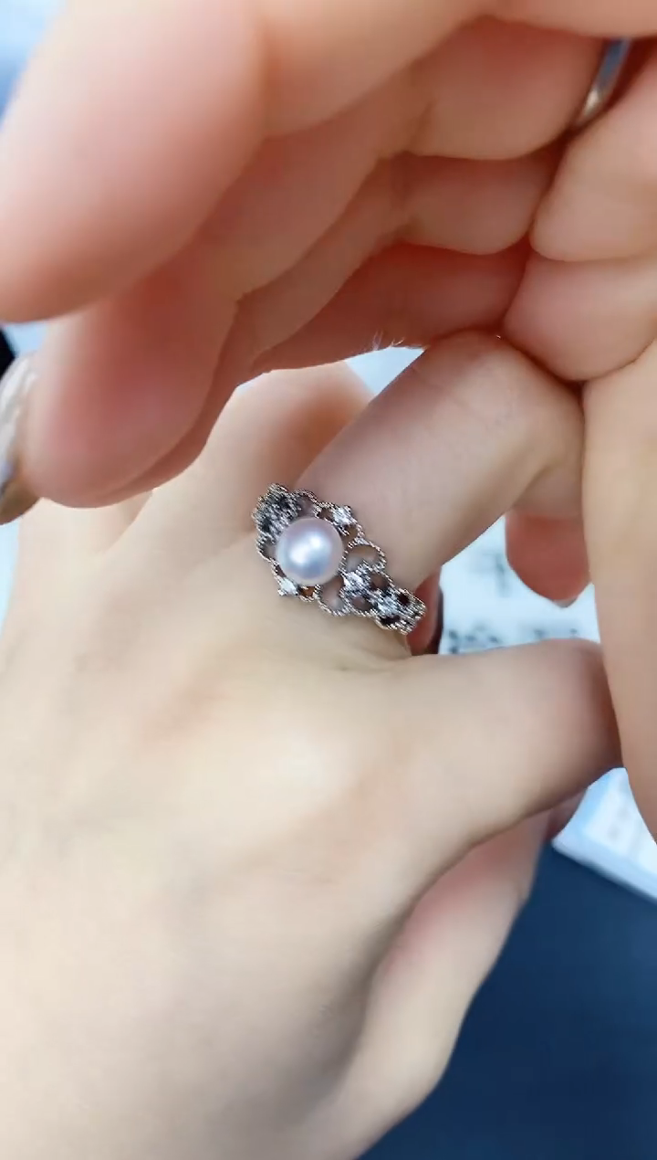 未镶嵌耳饰淡水珍珠jz1003