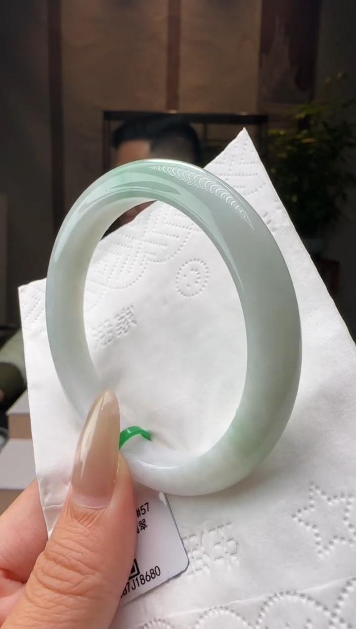 未镶嵌手镯翡翠60B7J18680