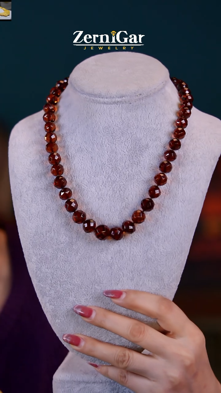 【闪购商品】琥珀颈饰未镶嵌天然琥珀项链