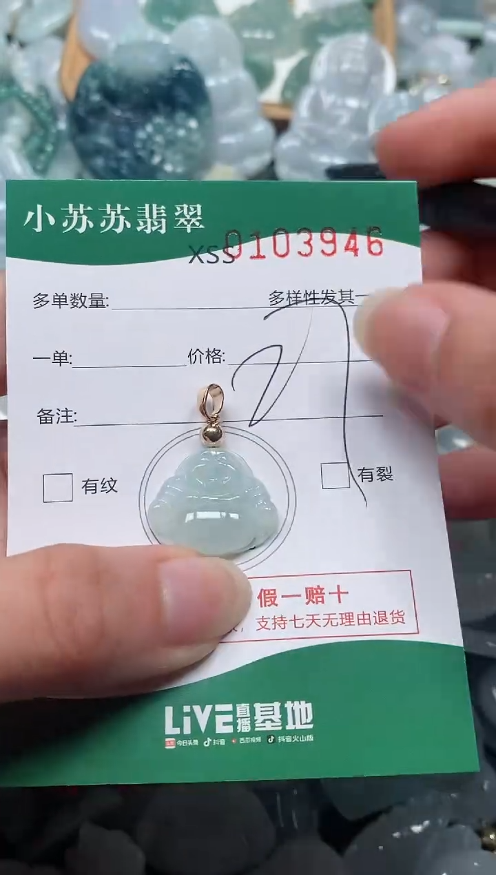 【闪购商品】翡翠颈饰未镶嵌闪购商品0103946