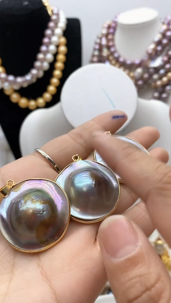 【闪购商品】淡水珍珠颈饰钛钢83