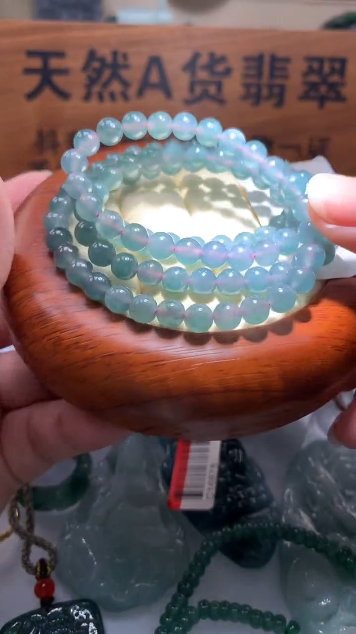 【闪购商品】翡翠颈饰未镶嵌保真天然A货翡翠