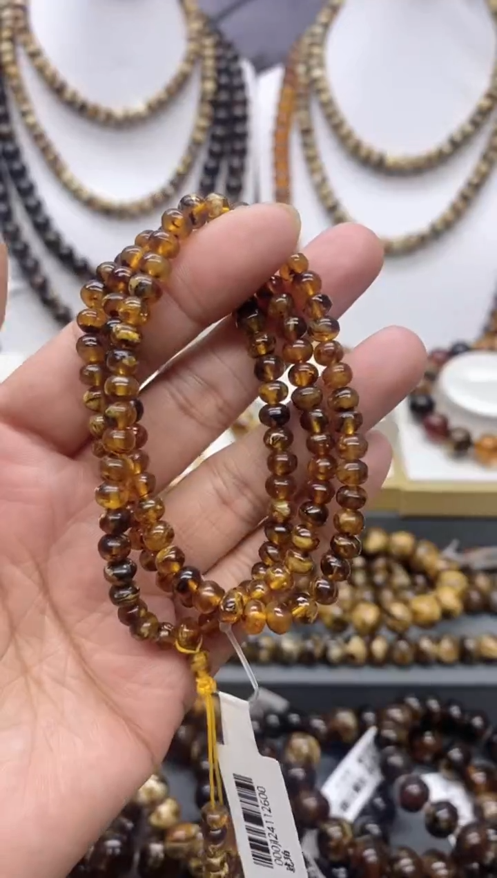【闪购商品】琥珀颈饰未镶嵌5琥珀