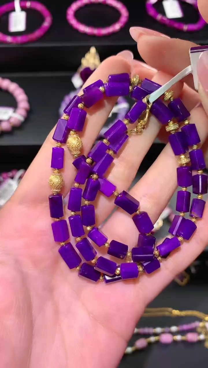 【闪购商品】苏纪石（舒俱来）.18K金镶嵌舒俱来项链