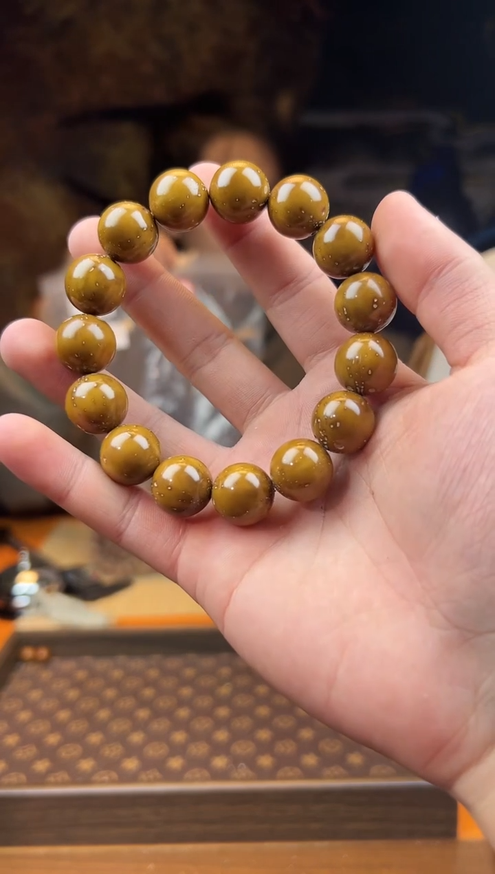 【闪购商品】紫金鼠手串1502紫金鼠光珠15mm