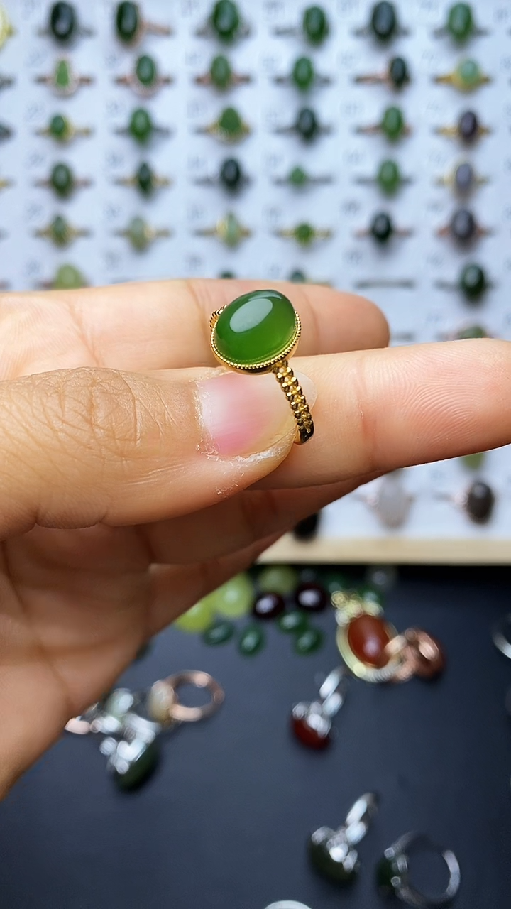 【闪购商品】和田玉戒指未镶嵌1