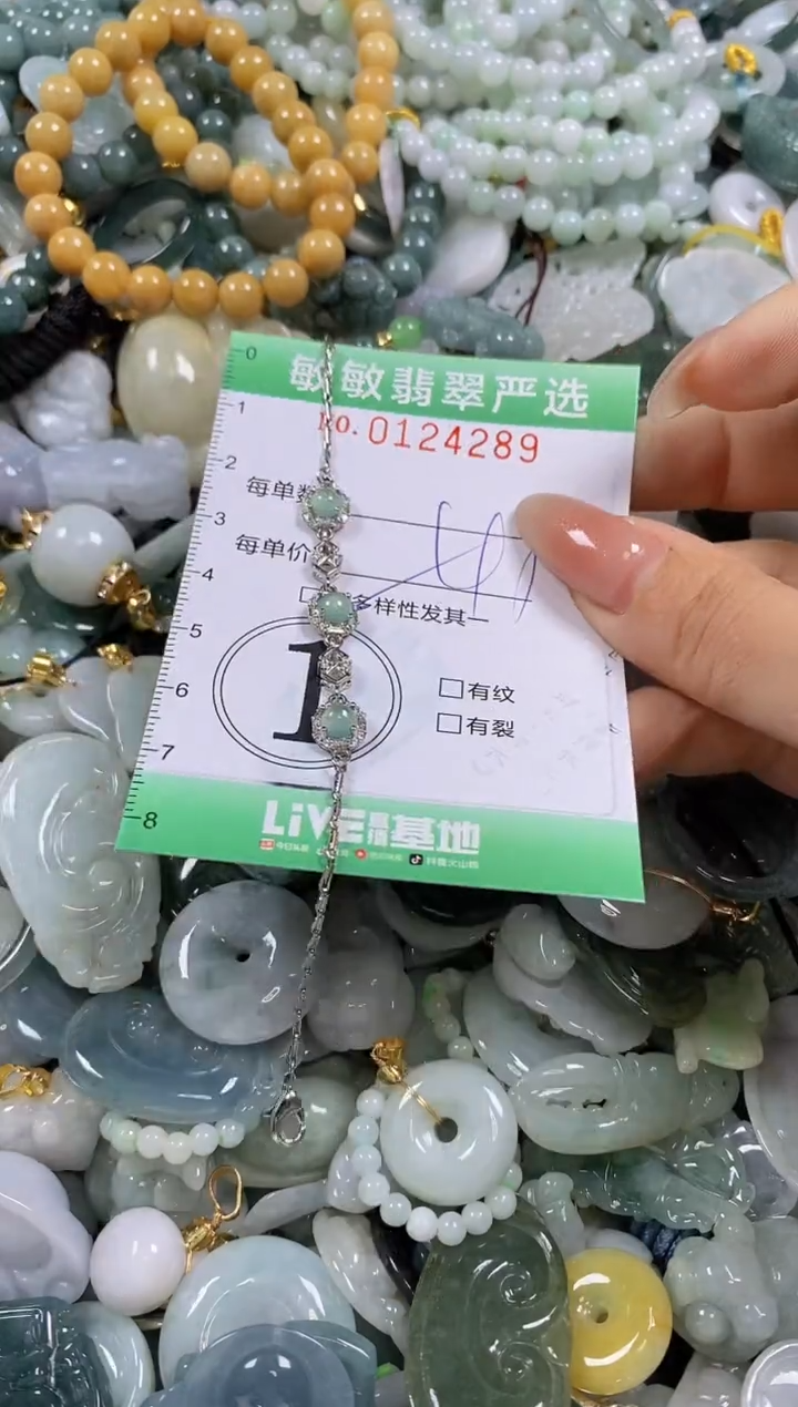 【闪购商品】翡翠颈饰未镶嵌闪购0124289多样性发其一