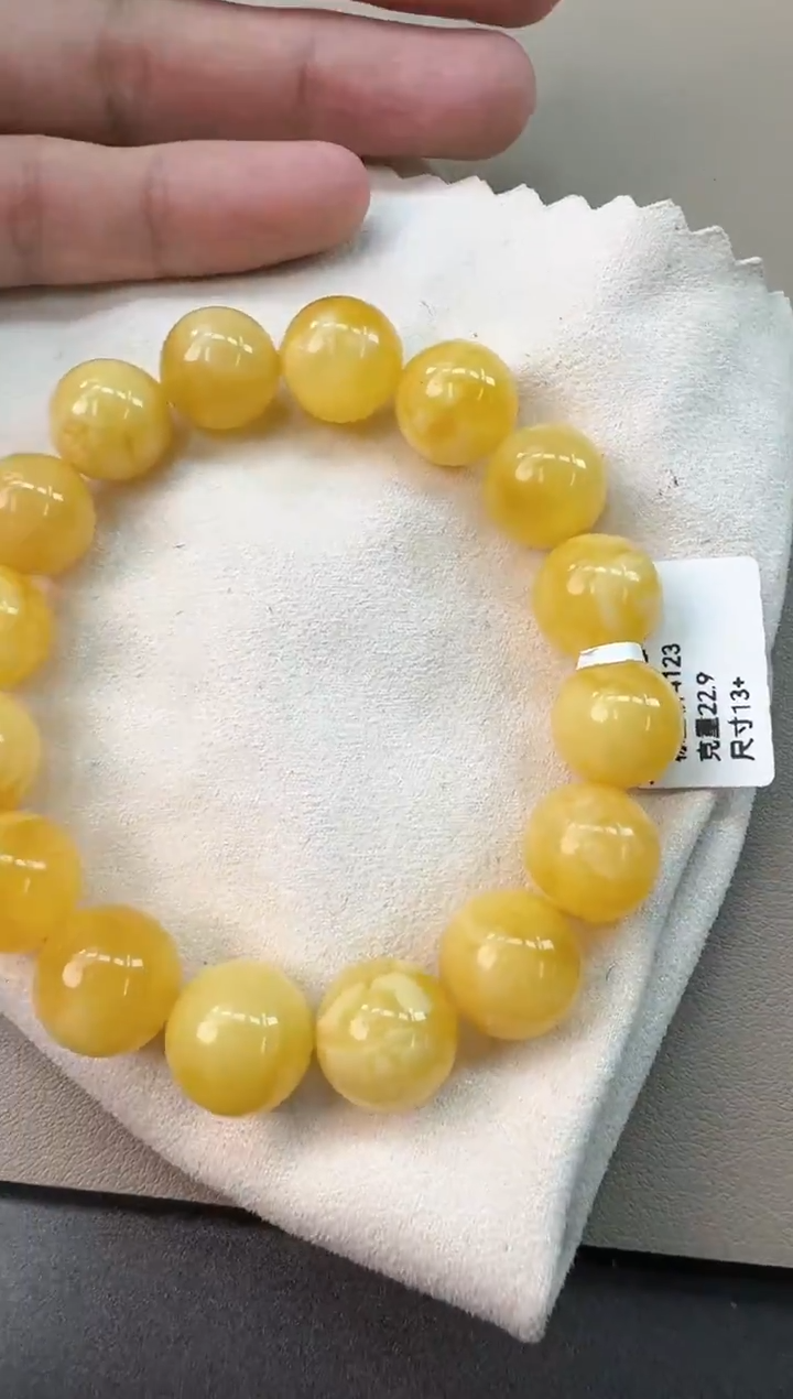 手串蜜蜡未镶嵌蜜蜡手串