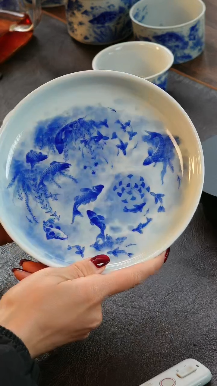 【闪购商品】青山赋鱼壶承陶瓷