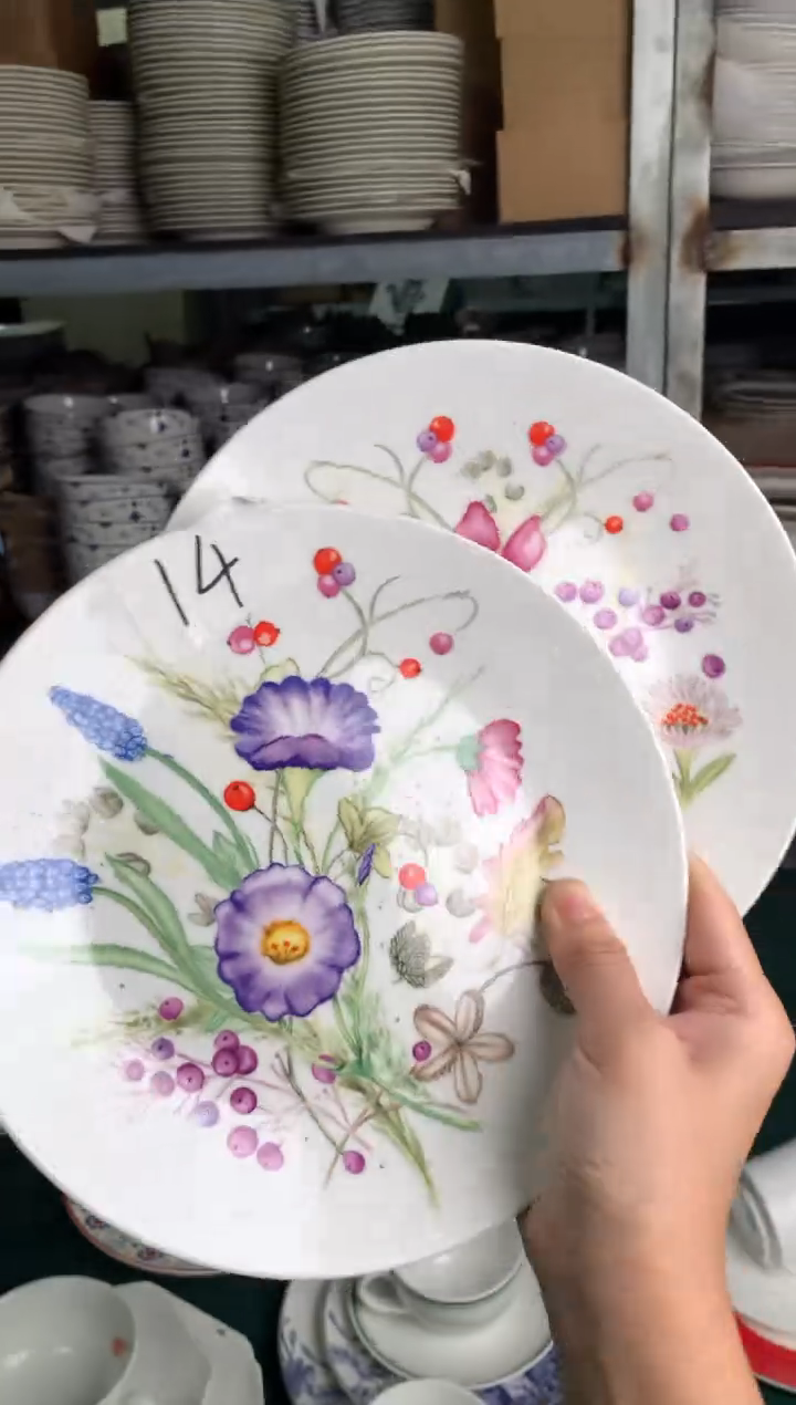 瓷片CC014陶瓷没有完美无瑕2个