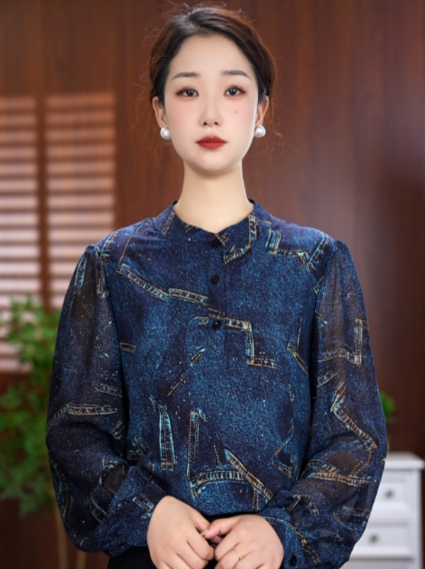QYM8815新款显瘦百搭上衣气质时尚
