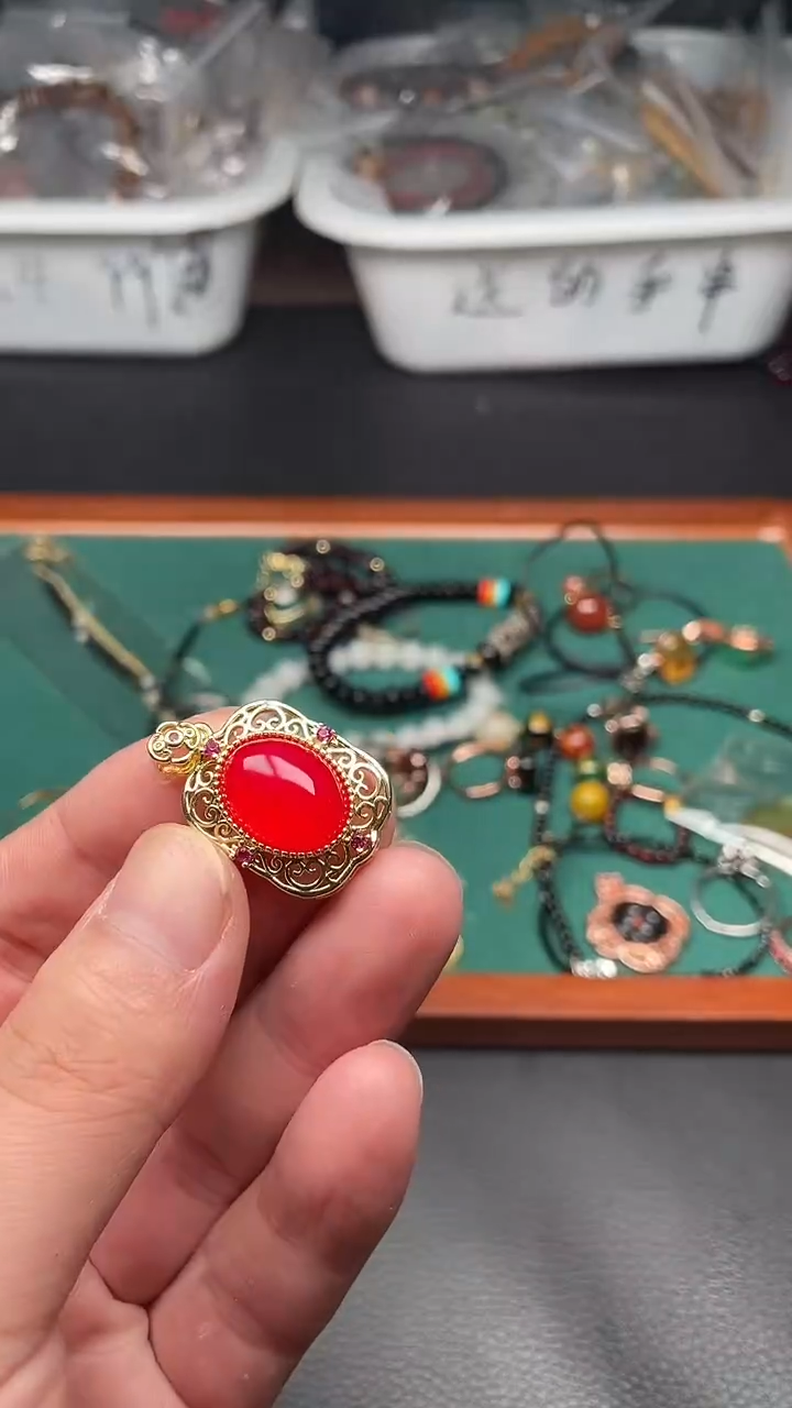 南红玛瑙未镶嵌颈饰多样性发货拍一发一