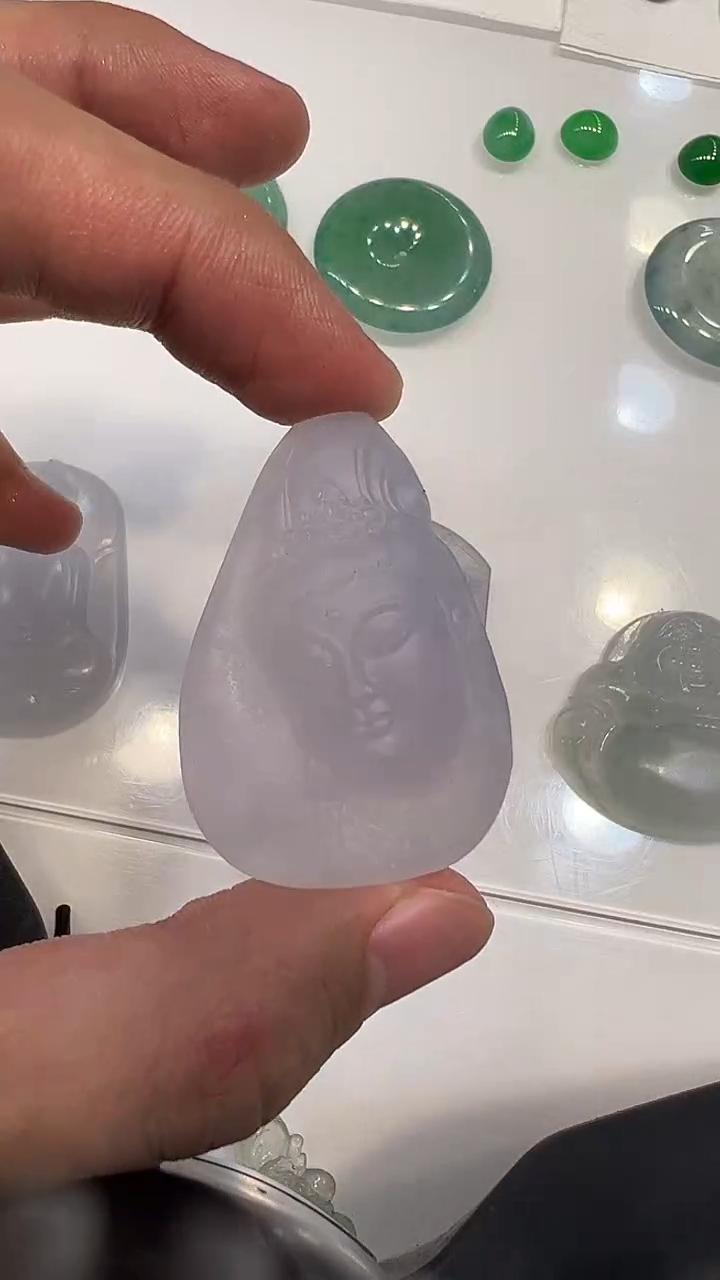 【闪购商品】定制翡翠未镶嵌随形观音