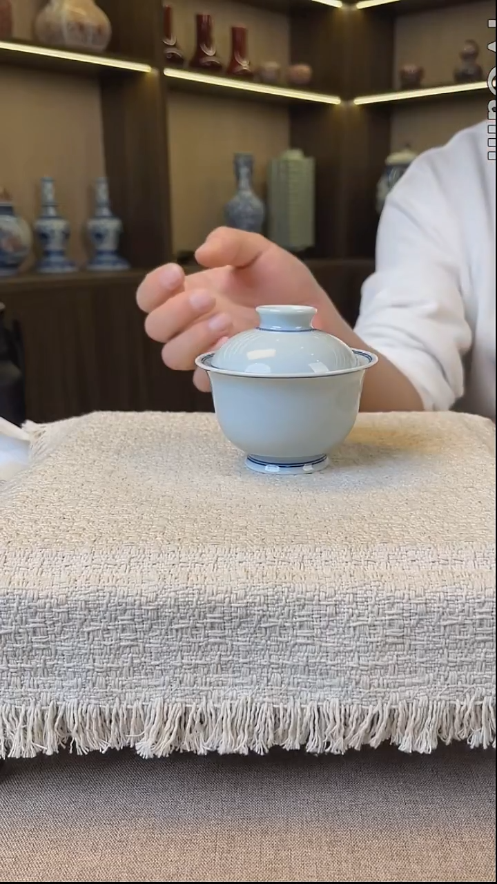 瓷片景德镇毛仔柴窑杯