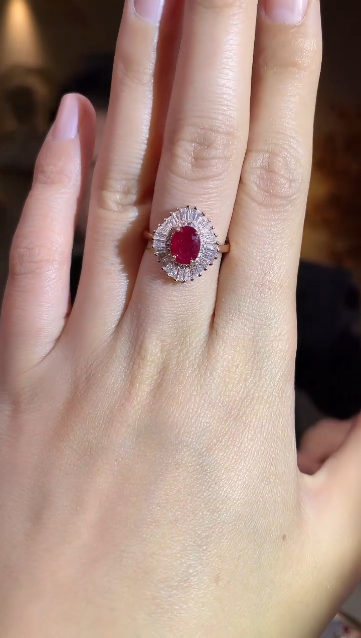 银S925镶嵌手饰红宝石手饰