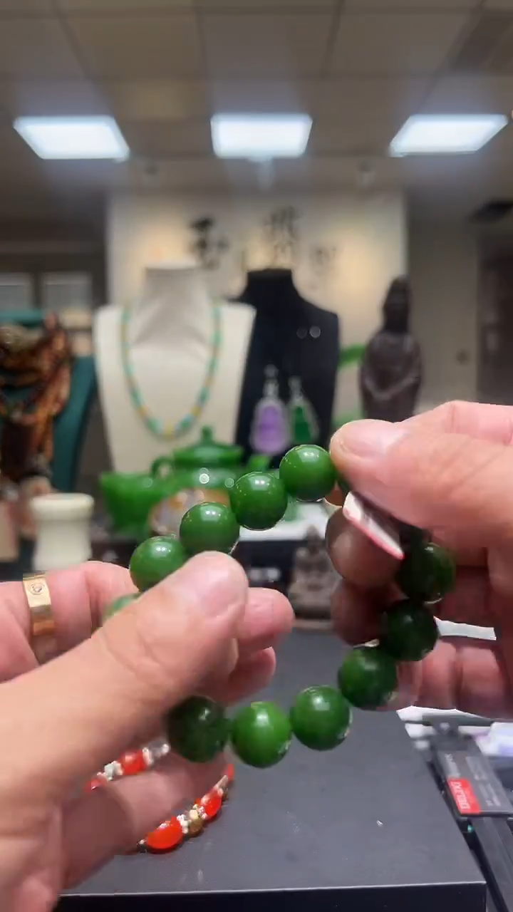 未镶嵌手链和田玉1.4碧玉