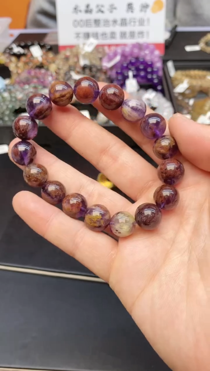 【闪购商品】水晶手串未镶嵌96 紫幽灵 