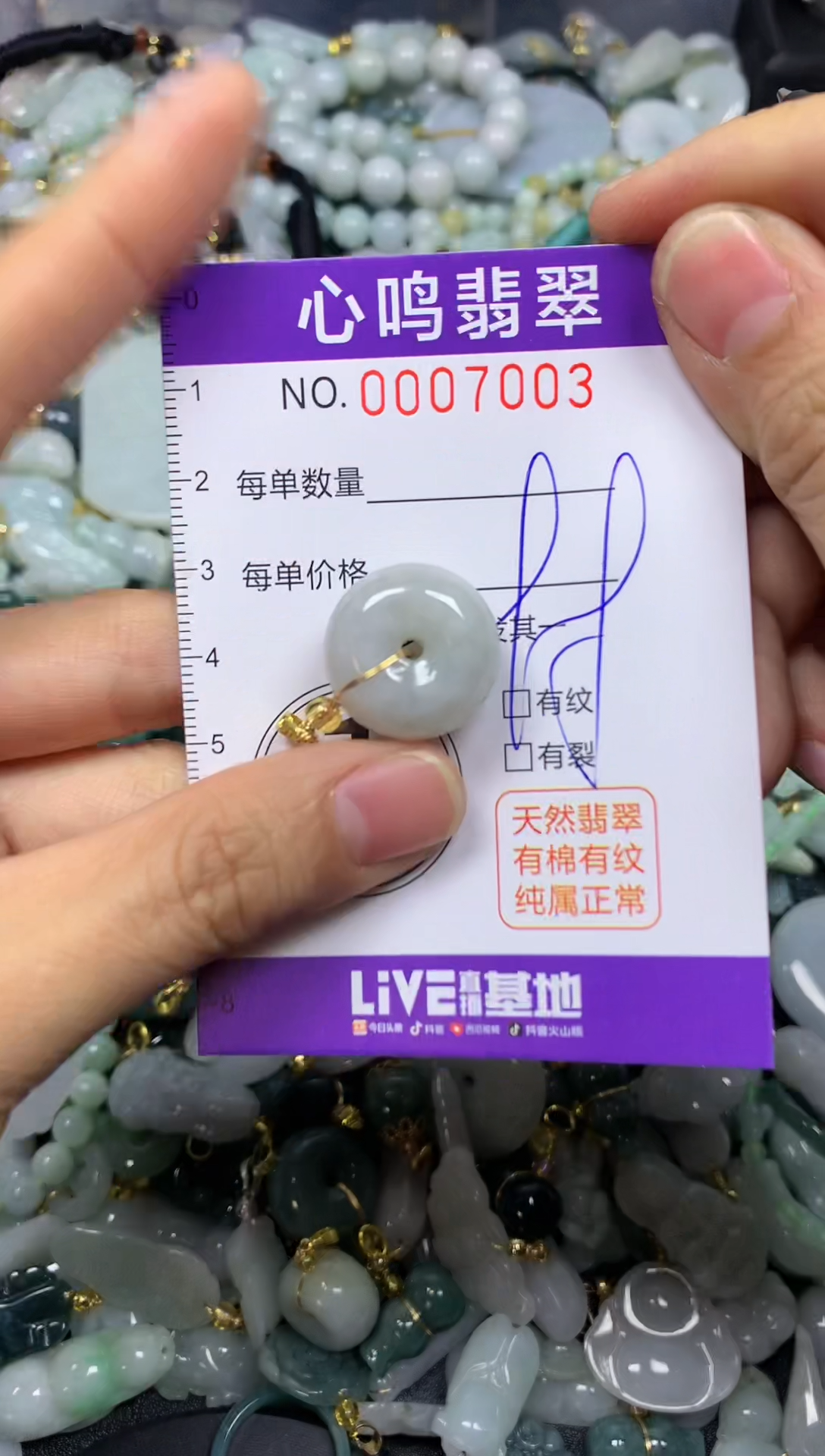 【闪购商品】翡翠颈饰未镶嵌闪购007003